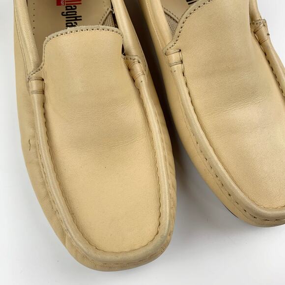 Callaghan Moccasins Slip On Shoes Tan Leather Flats Women's 37 US 6.5 - Picture 4 of 14